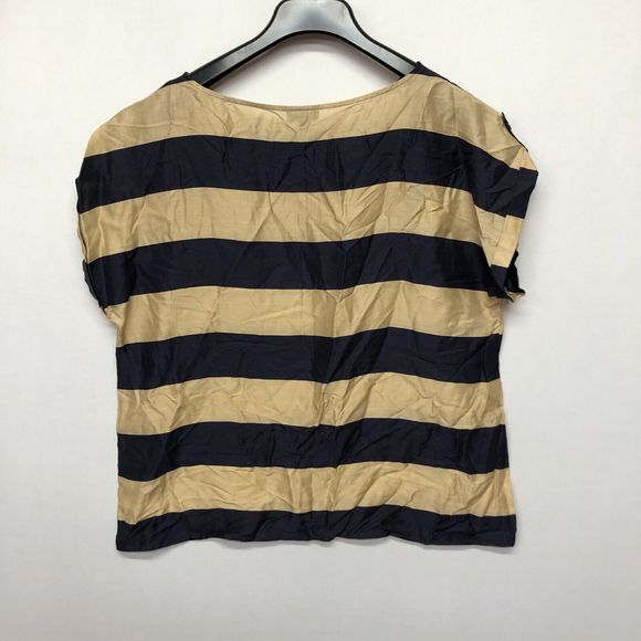 Talbots Women Short Sleeve Blouse Top Shirt Size 16 Tencel Lyocell B235 -9 - Picture 11 of 12